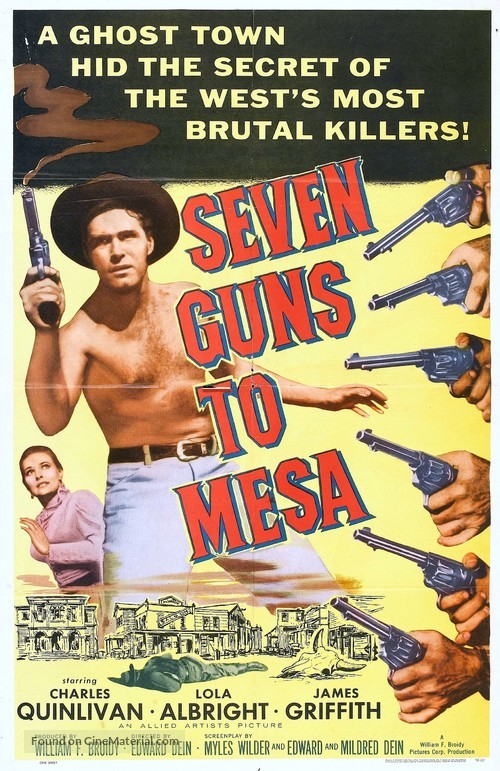 Seven Guns to Mesa - Movie Poster