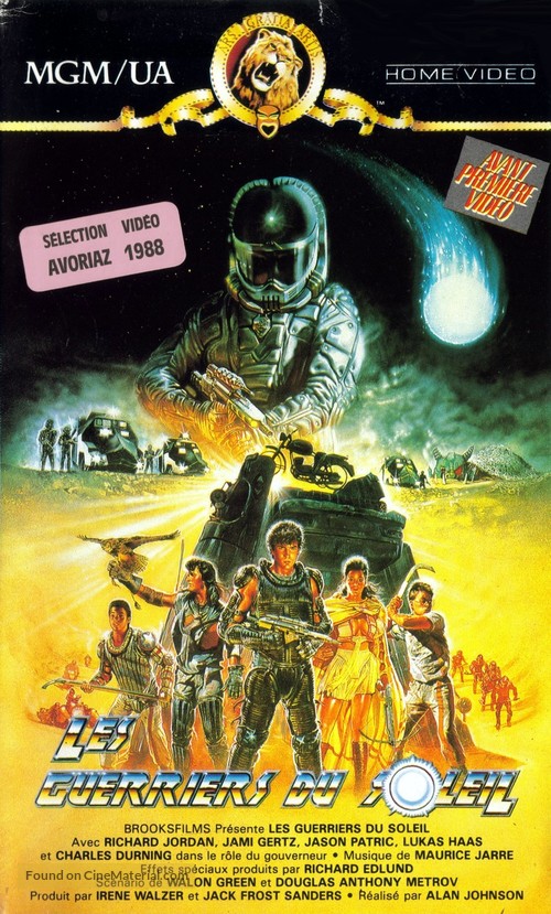 Solarbabies - French VHS movie cover