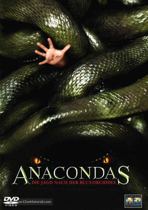 Anacondas: The Hunt For The Blood Orchid - German Movie Cover