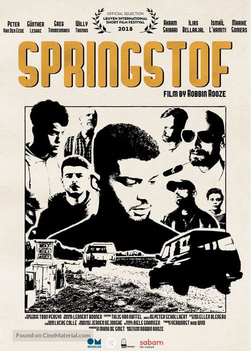 Springstof - Belgian Movie Poster