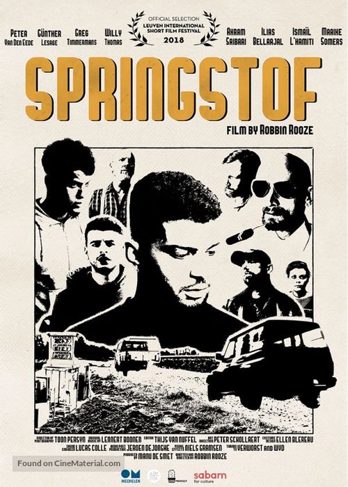 Springstof - Belgian Movie Poster