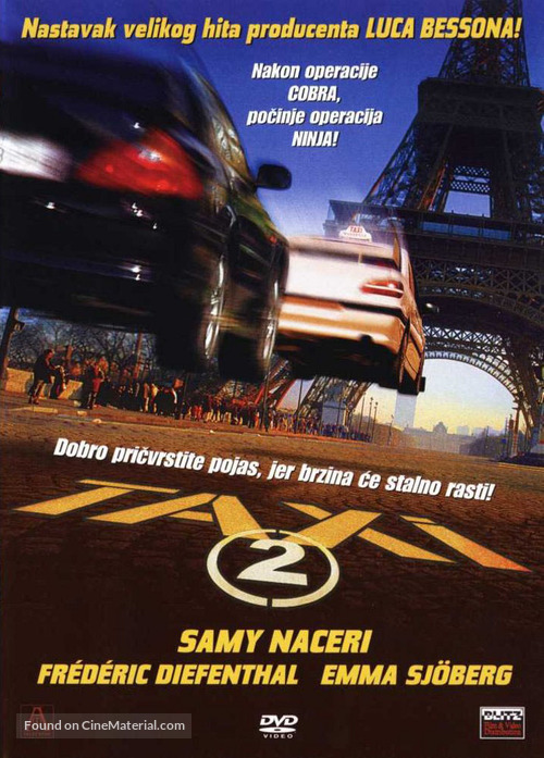 Taxi 2 - Croatian Movie Cover