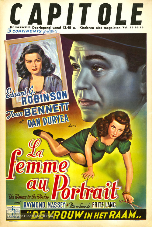 The Woman in the Window - Belgian Movie Poster