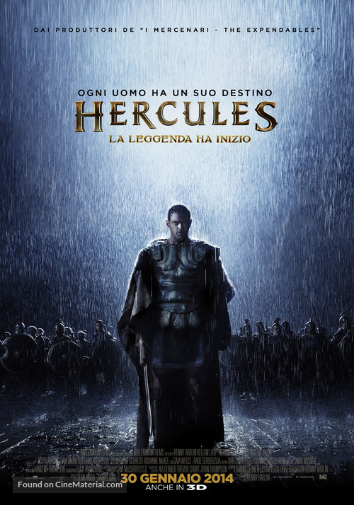 The Legend of Hercules - Italian Movie Poster