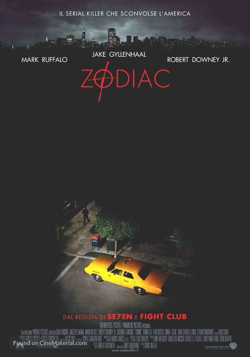 Zodiac - Italian Movie Poster