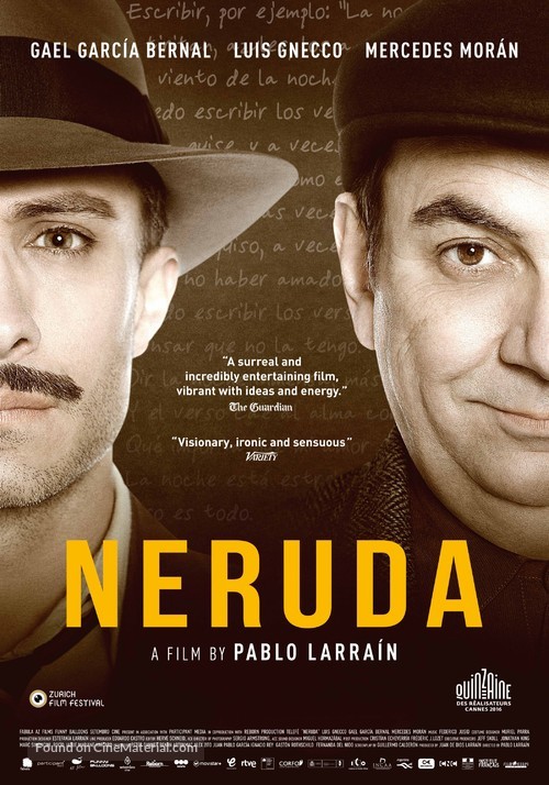 Neruda - Swiss Movie Poster