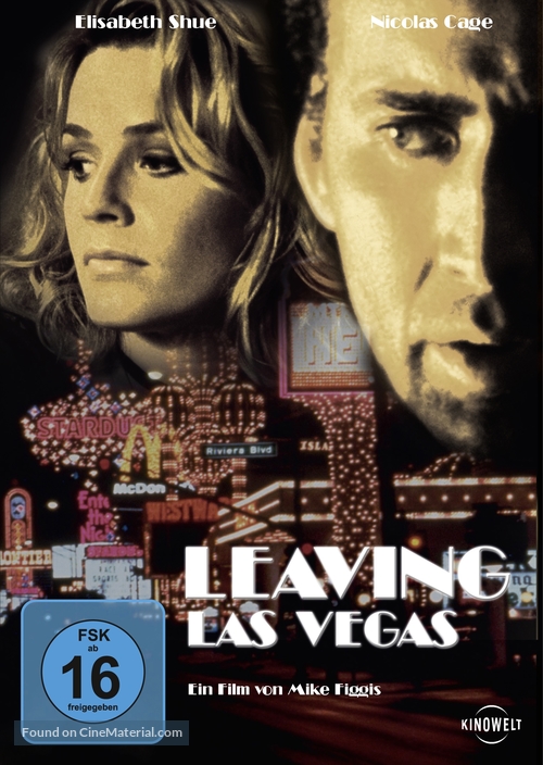 Leaving Las Vegas - German DVD movie cover