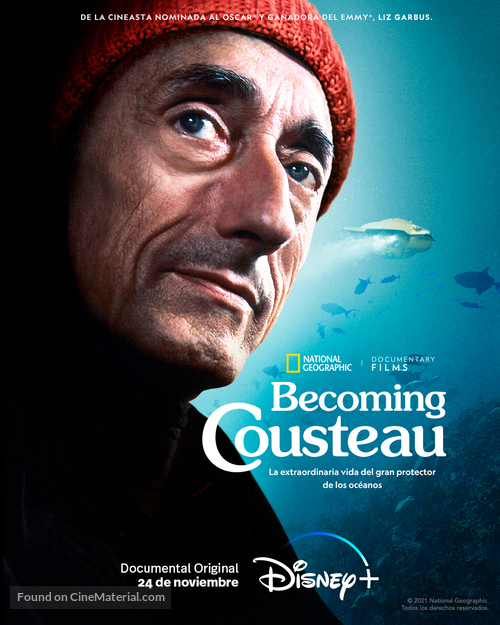 Becoming Cousteau - Argentinian Movie Poster