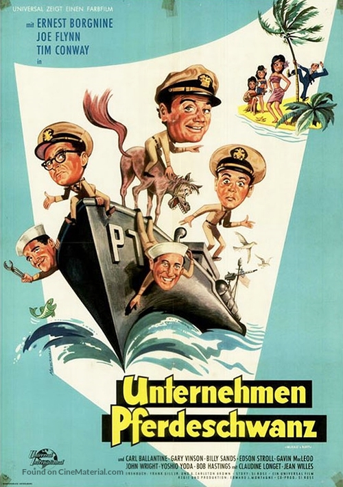 McHale&#039;s Navy - German Movie Poster