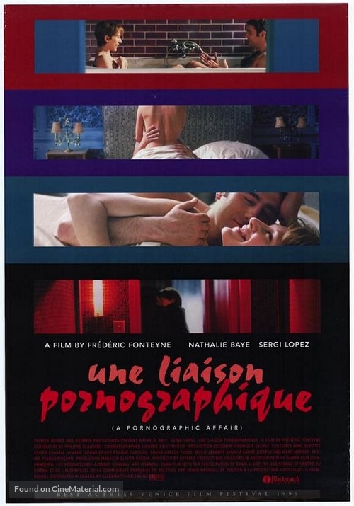 Une liaison pornographique - French Movie Poster