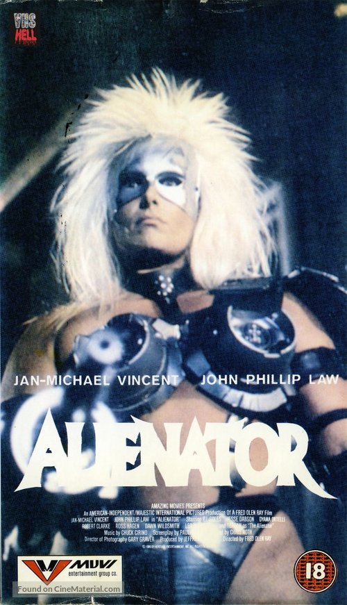 Alienator - Polish VHS movie cover