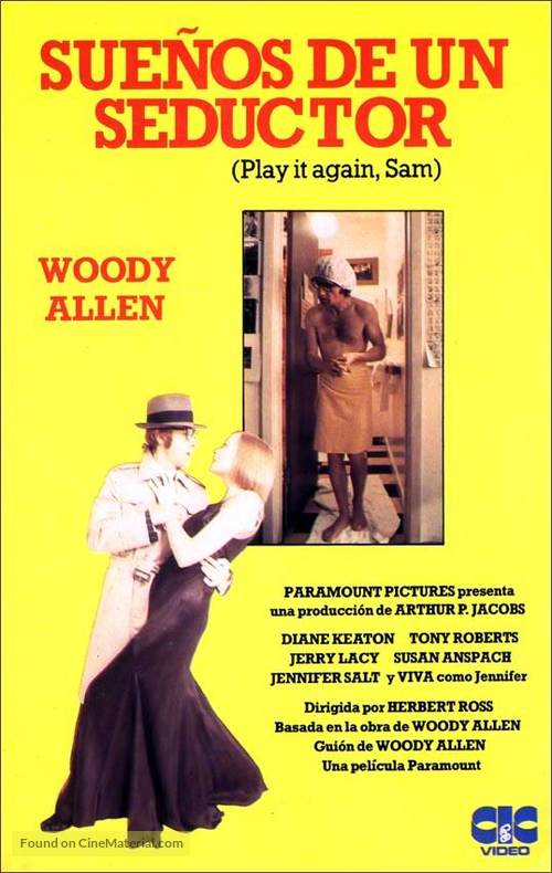 Play It Again, Sam - Spanish VHS movie cover