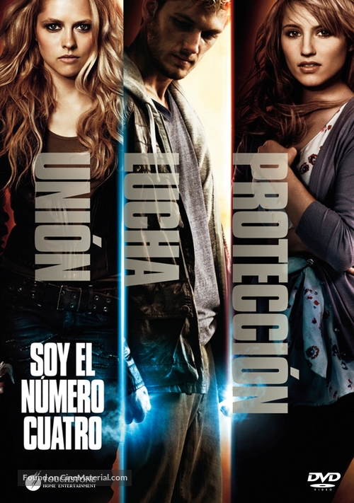 I Am Number Four - Spanish DVD movie cover