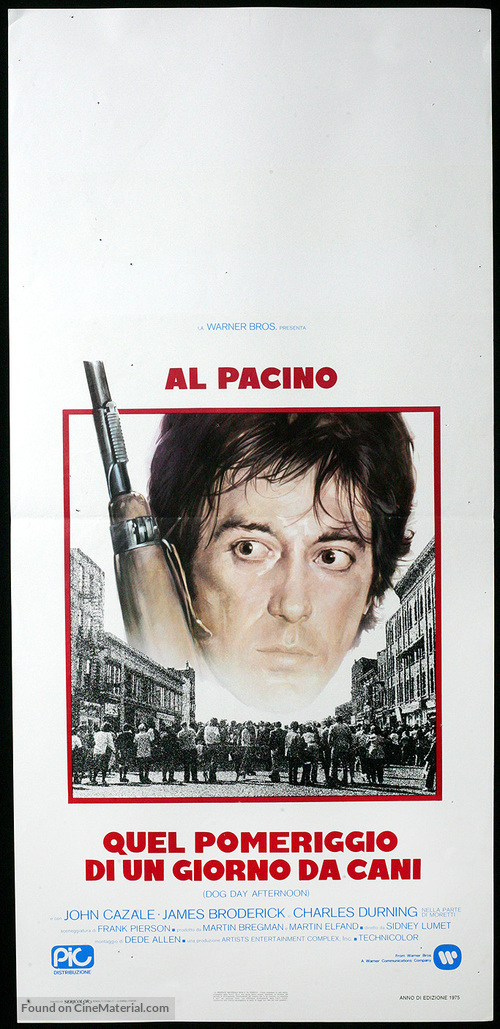 Dog Day Afternoon - Italian Movie Poster