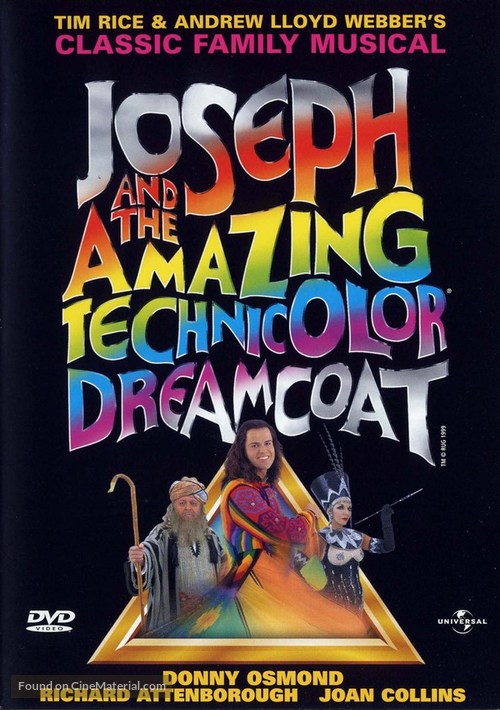 Joseph and the Amazing Technicolor Dreamcoat - DVD movie cover