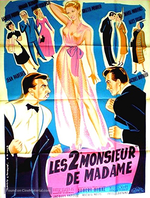 Les deux Monsieur de Madame - French Movie Poster