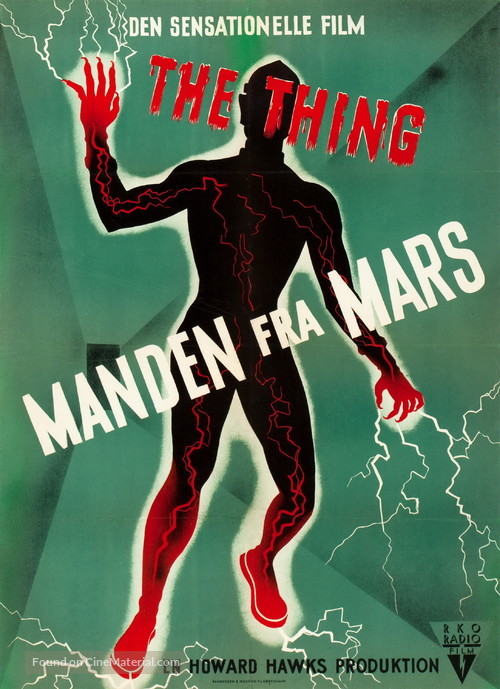 The Thing From Another World - Danish Movie Poster