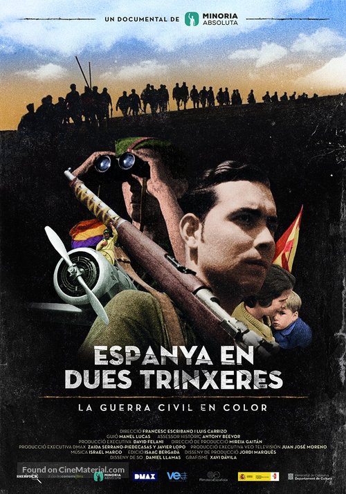 Espa&ntilde;a en dos trincheras. La guerra civil en color - Andorran Movie Poster