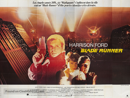 Blade Runner - French Movie Poster