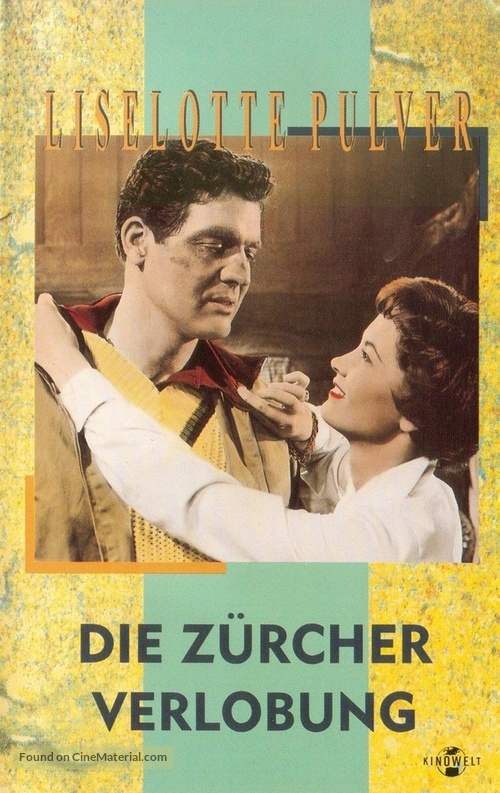 Die Z&uuml;rcher Verlobung - German VHS movie cover