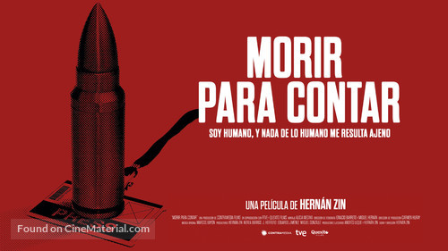 Morir para Contar - Spanish Movie Poster