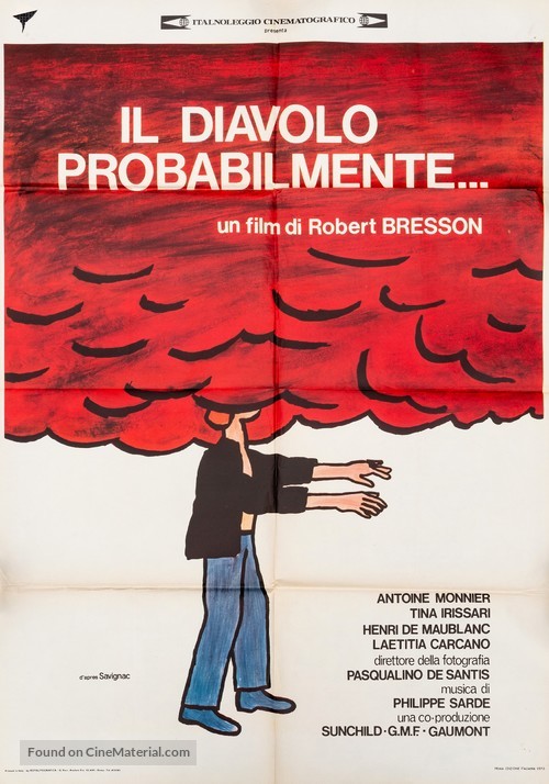 Diable probablement, Le - Italian Movie Poster