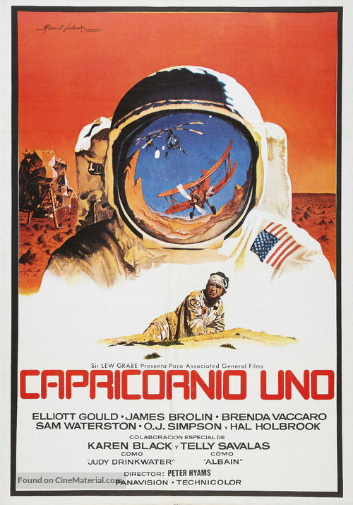 Capricorn One - Spanish Movie Poster