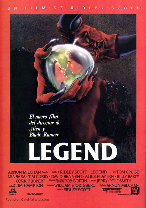 Legend - Spanish Movie Poster