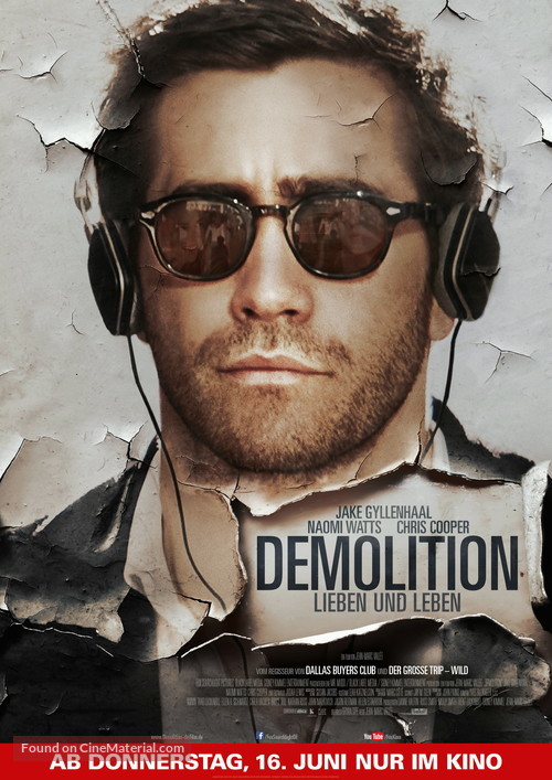 Demolition - German Movie Poster