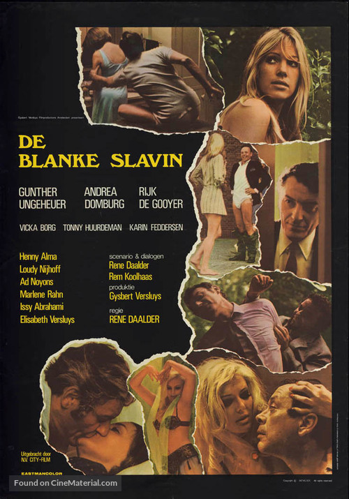 De blanke Slavin - Dutch Movie Poster