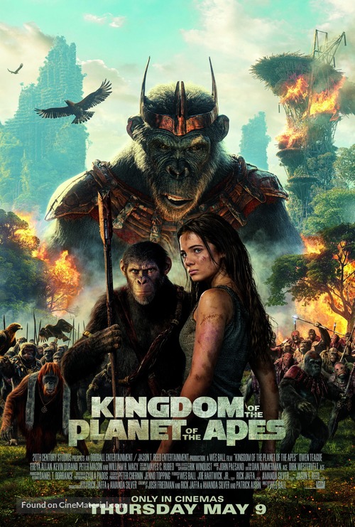 Kingdom of the Planet of the Apes - British Movie Poster