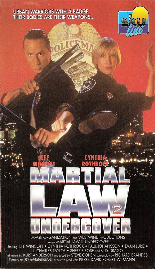 Martial Law II: Undercover - VHS movie cover