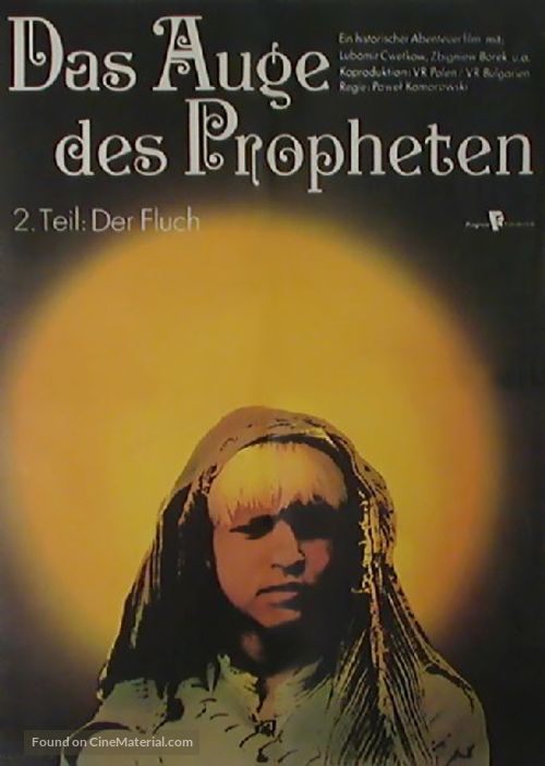 Przeklete oko proroka - German Movie Poster