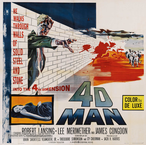 4D Man - Theatrical movie poster