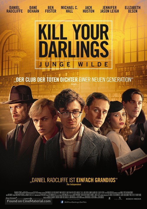 Kill Your Darlings - German Movie Poster
