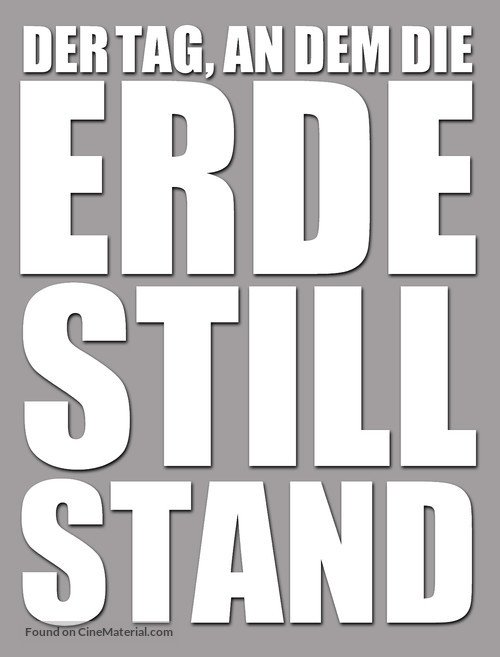 The Day the Earth Stood Still - German Logo