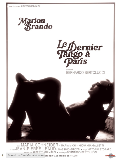 Ultimo tango a Parigi - French Movie Poster
