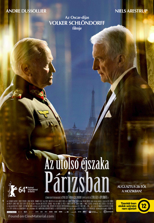 Diplomatie - Hungarian Movie Poster