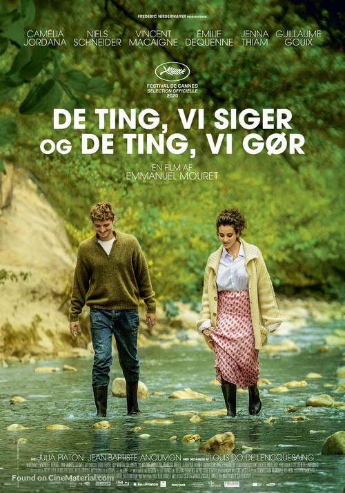 Les choses qu&#039;on dit, les choses qu&#039;on fait - Danish Movie Poster