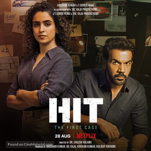 Hit the First Case - Indian Movie Poster