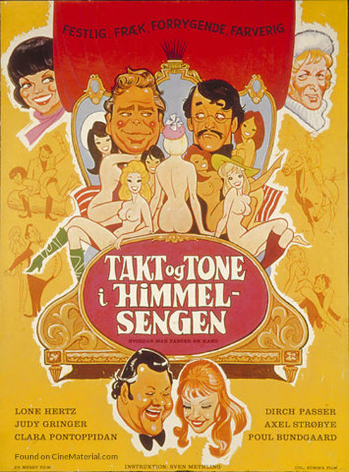 Takt og tone i himmelsengen - Danish Movie Poster