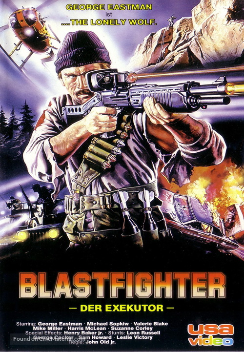 Blastfighter - German VHS movie cover