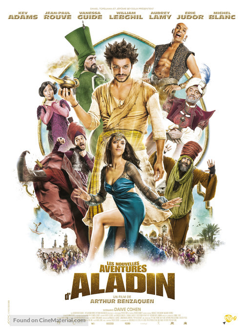 Les nouvelles aventures d&#039;Aladin - French Theatrical movie poster