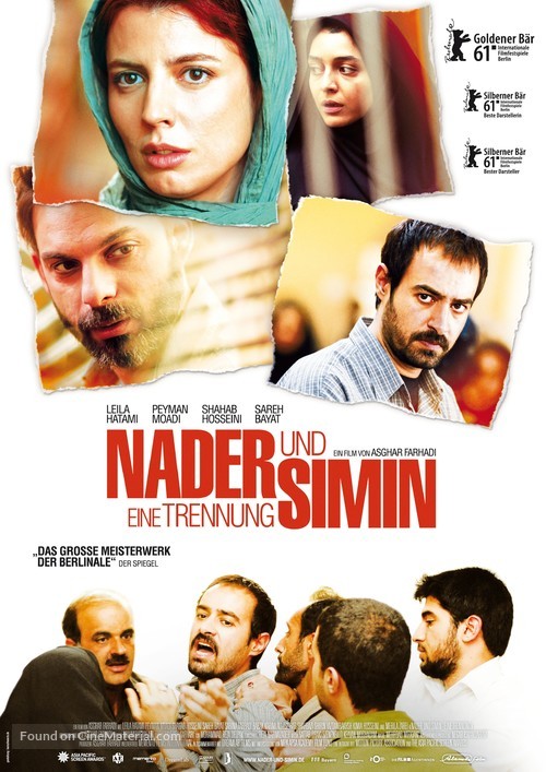 Jodaeiye Nader az Simin - German Movie Poster