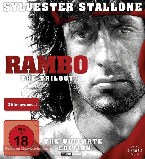Rambo III - German Blu-Ray movie cover