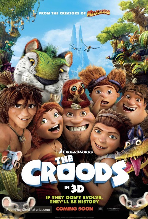 The Croods - British Movie Poster