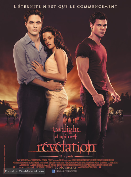 The Twilight Saga: Breaking Dawn - Part 1 - French Movie Poster