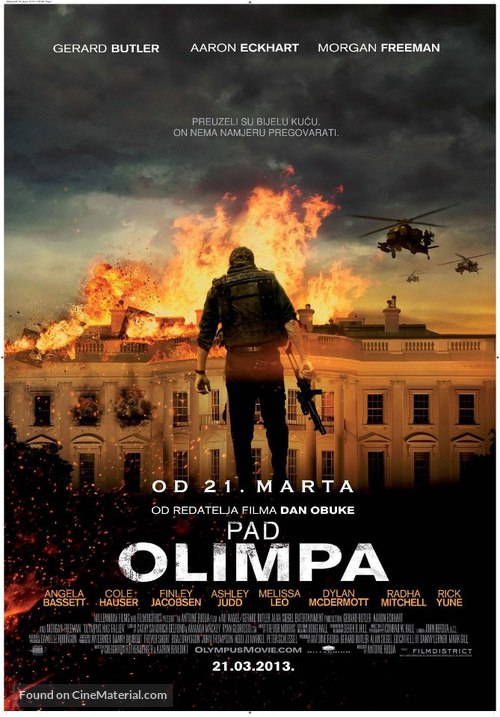 Olympus Has Fallen - Serbian Movie Poster