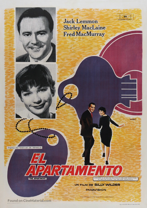 The Apartment - Spanish Movie Poster