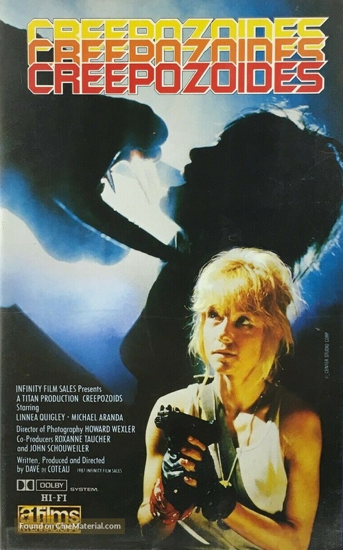 Creepozoids - Spanish VHS movie cover